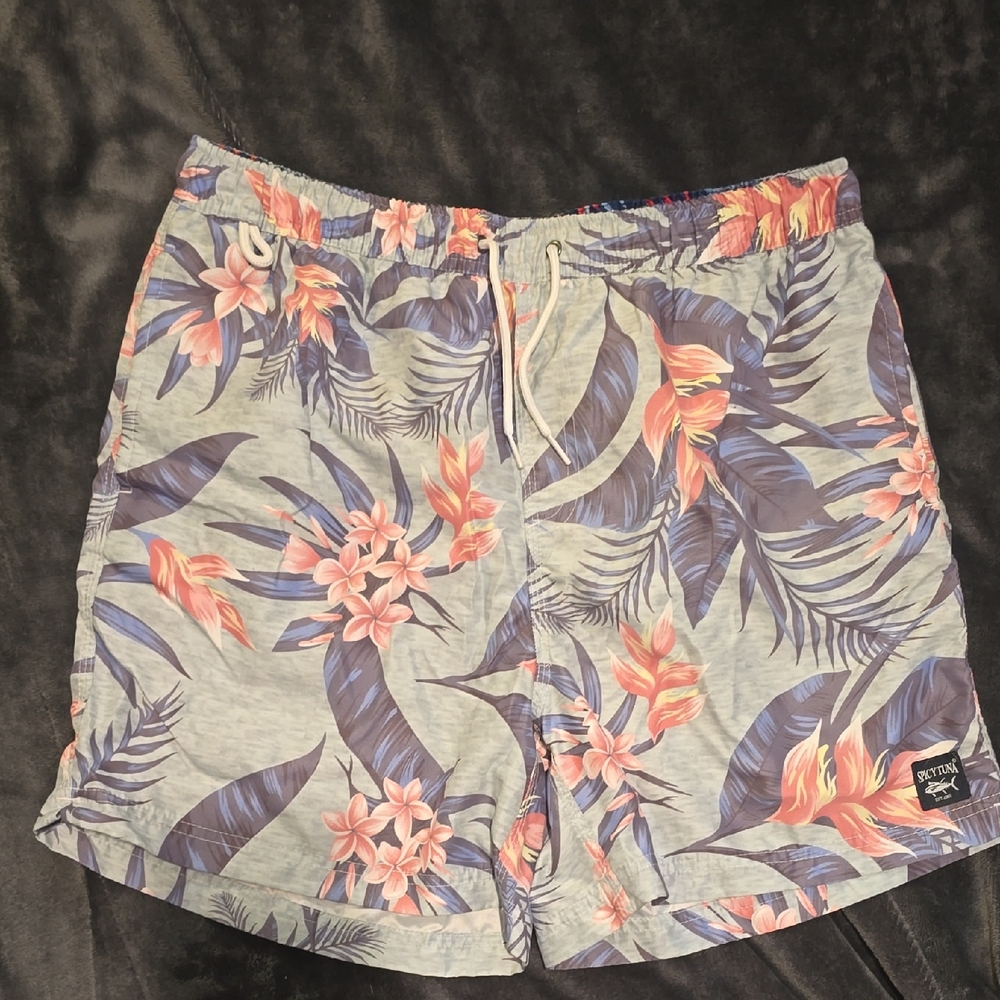 Tropical Floral Men's Swim Trunks